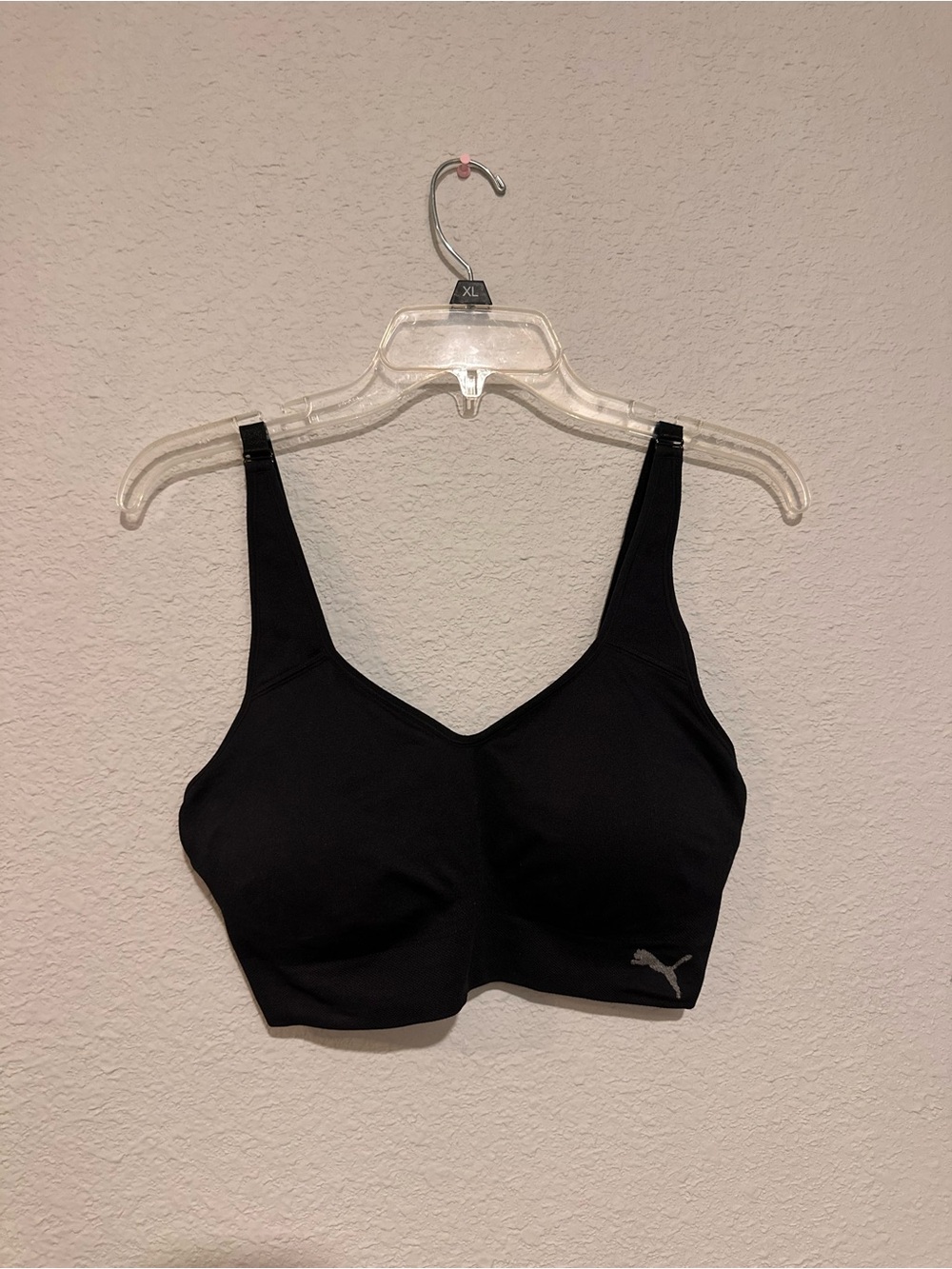 Puma Black Wireless Molded Sports Bra